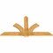 Ekena Millwork Redmond Rough Sawn Timber Gable Bracket, Western Red Cedar, 72"W x 39"H x 2"D x 6"F, 13/12 Pitch GBW072X39X0206RED00RWR - alternate 4